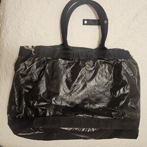 LeSportSac tote black glossy